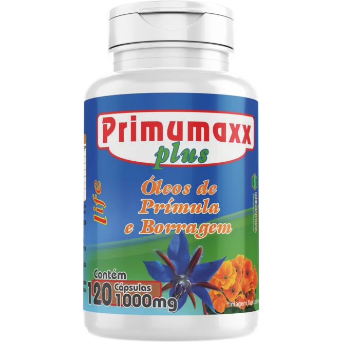Primumax Plus Oleos Primula Borragem 120caps 1000mg